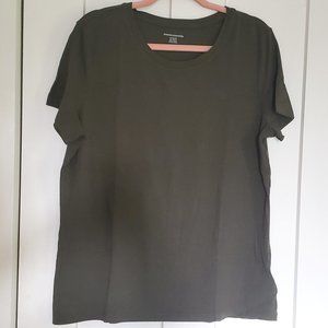 Amazon Essentials Olive Green Crewneck T-Shirt